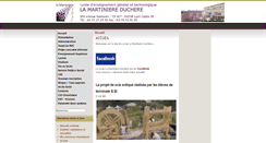 Desktop Screenshot of martiniere-duchere.fr